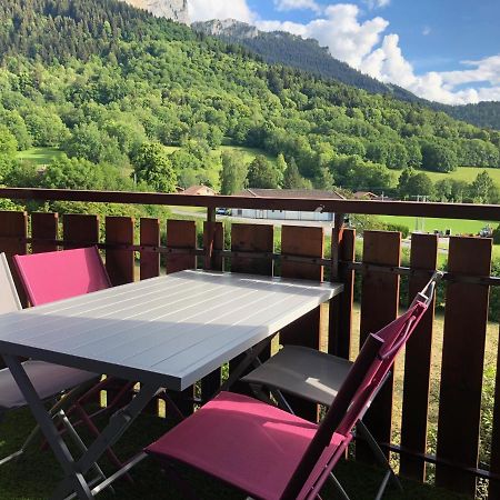 Studio Agreable Et Cosy Avec Vue Sur Les Memises Thollon-les-Memises Exteriör bild