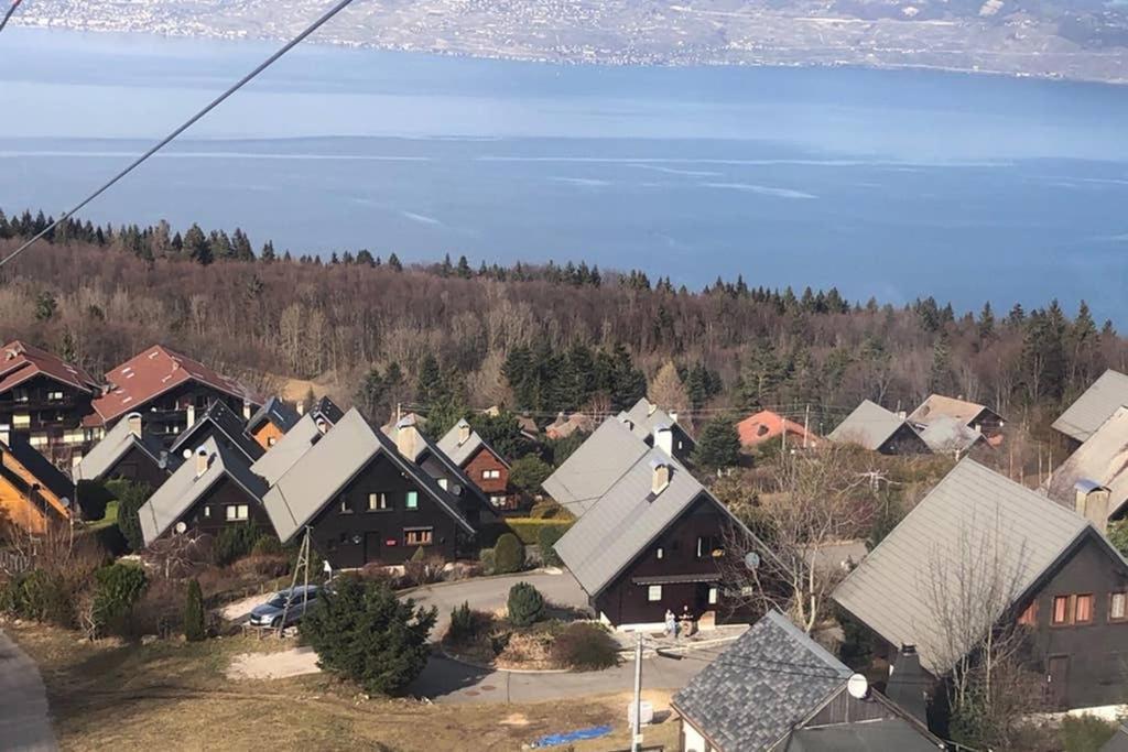 Studio Agreable Et Cosy Avec Vue Sur Les Memises Thollon-les-Memises Exteriör bild